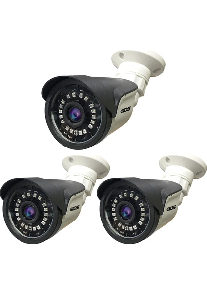 Ids - 5mp Lens 1080P Ahd Fullhd Güvenlik Kamerası - 18 Nano LED Gece Görüşlü - Su Geçirmez