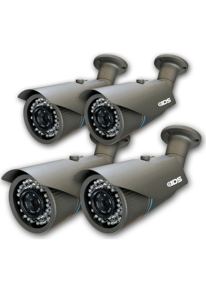 - 5mp Lens 1080P Ahd Fullhd Güvenlik Kamerası - 42 Smart LED Gece Görüşlü - Su Geçirmez