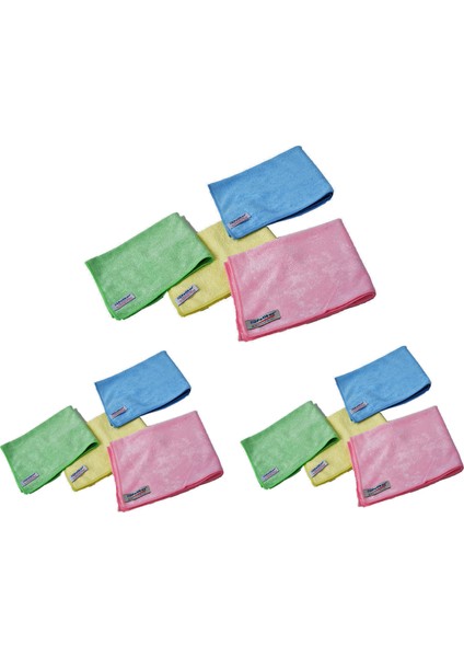 Mikrofiber Genel Temizlik Toz ve Cam Bezi 40 x 40 cm x 12 Adet 3222 fiyatları