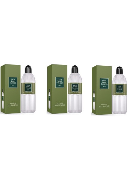 Ayvalık Zeytin Çiçeği Kolonyası Silindir Pet Şişe 400 ml 3 adet