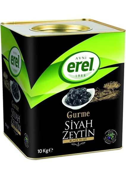 Özel Seçme 200-230 Yağlı Siyah Zeytin 10 kg