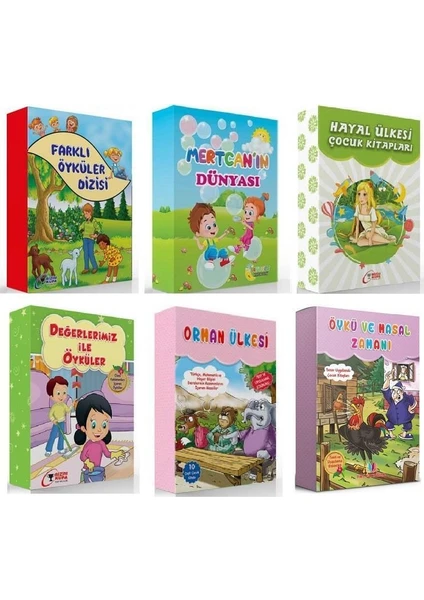 İki ve Üçüncü Sınıflar için Hikaye Seti 6 Kutu 60 Kitap