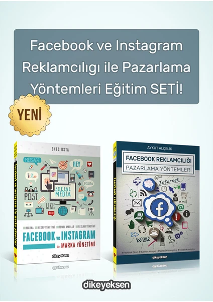 Facebook Ve Instagram ReklamcılığI İle Pazarlama YöNtemleri Eğitim Seti (2 Kitap) - Enes Usta