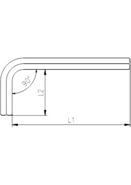 Allen Anahtar Altıköşe 3,5 Mm