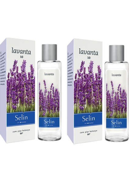 Parfümlü Kolonya Lavanta 180 ml x 2 Paket