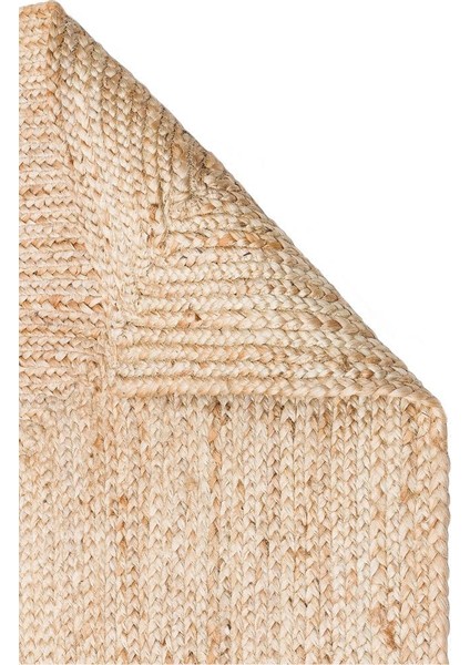 Ech 01 Natural Jüt El Dokuma Sisal Hasır Kilim 80 x 150 cm