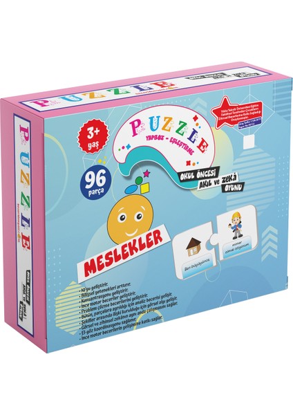 Meslekler Puzzle ve Zeka Oyunu