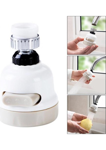 3 Kademeli Oynar Tasarruflu Damlama Sistemli Musluk Başlığı