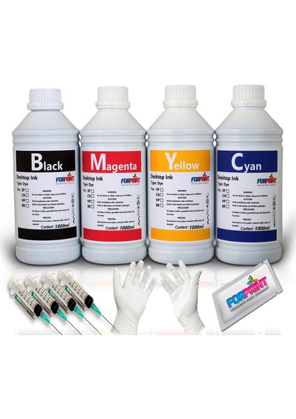 Epson 664 Serisi Uyumlu Mürekkep 4x1000 ml