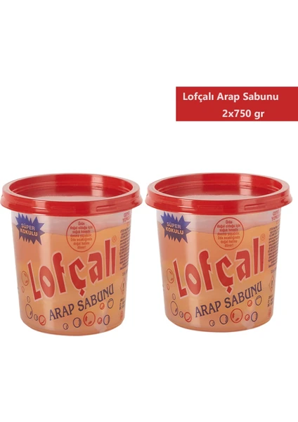 Katı Arap Sabunu Kase 750 gr x 2 Adet