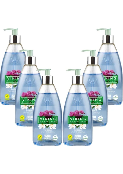 Sıvı Sabun Orkide Gardenya 500 ml x 6 Adet