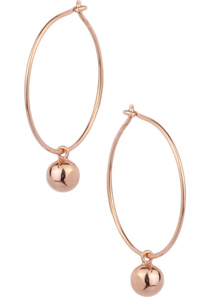 Sallantılı Top Küpe Rose