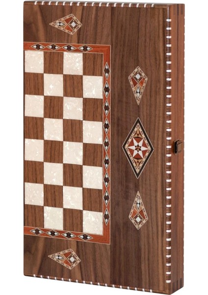 King Tavla Geniş 52 x 30 x 8 cm Ceviz