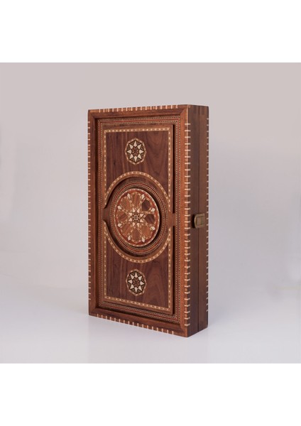 Genius Oymalı Tavla Büyük 52 x 30 x 8,5 cm