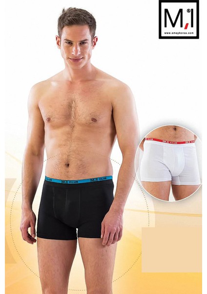 Desensiz Kısa Paça Erkek Boxer Külot 6950