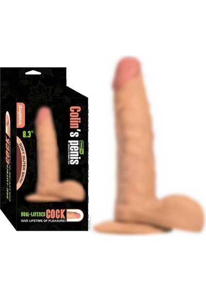 21 cm Vantuzlu Gerçekçi Realistik Dildo Penis