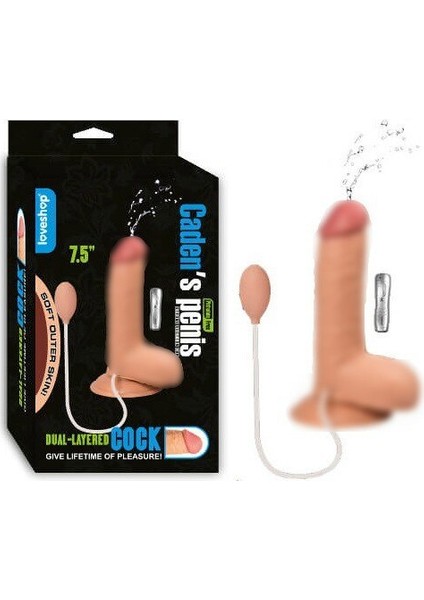 Cadens 19 cm Su Fışkırtmalı Titreşimli Realistik Vibratör Penis