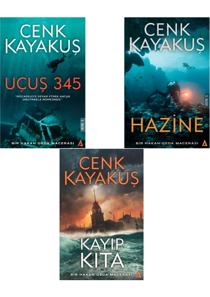 Cenk Kayakuş Seti - (Uçuş 35 - Kayıp Kıta - Hazine)