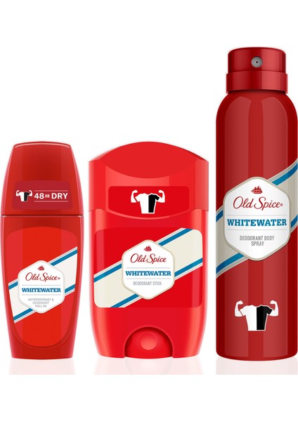 Deo 150 ml + Deo Stick 50 ml + Roll On White Water 50 ml