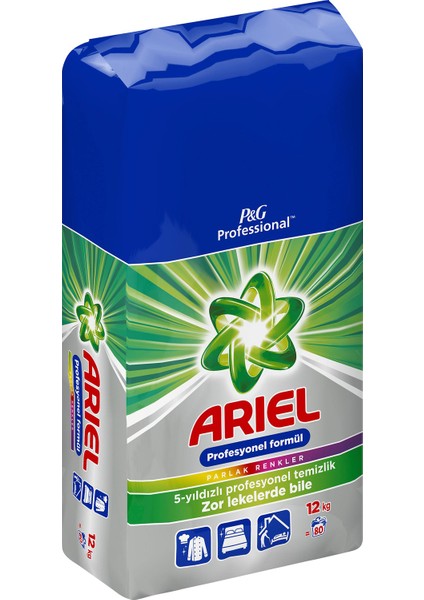 Professional 12 Kg Parlak Renkler Toz Çamaşır Deterjanı PGP modelleri