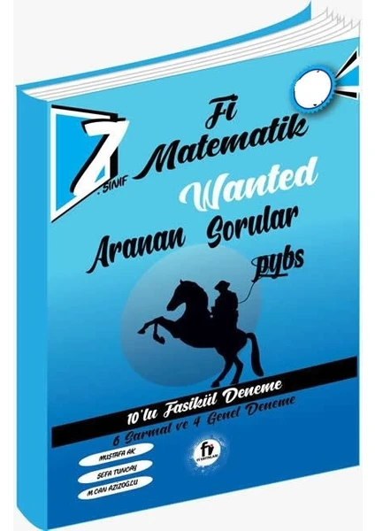 Fi Yayınları 7. Sınıf  Matematik Deneme Wanted Pybs