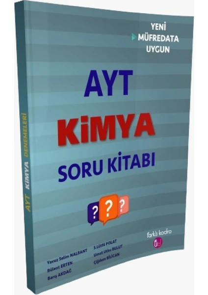 Farklı Kadro Yayınları Ayt Kimya Soru Bankası