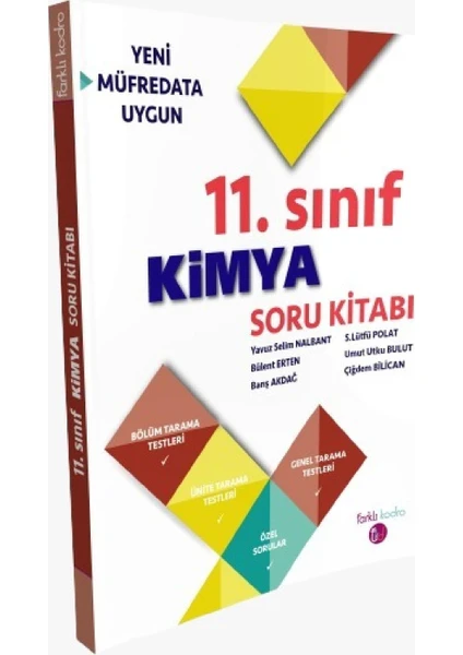 Farklı Kadro Yayınları 11.Sınıf Kimya Soru Bankası