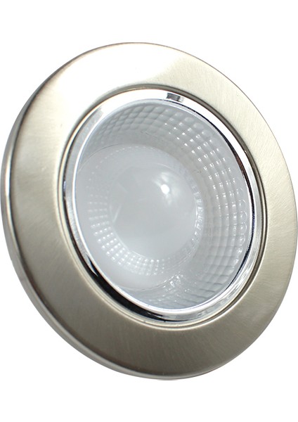 Ledon LD-1009S 5W Beyaz-Saten Mercekli Downlıght Cob LED