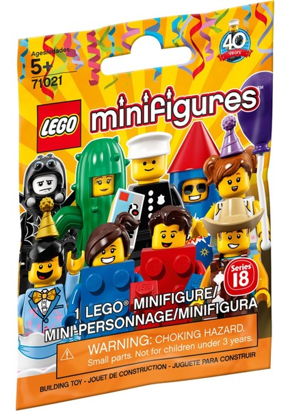 71021 Minifigür Seri 18 (Kapalı Paket 1 Adet Minifigür)