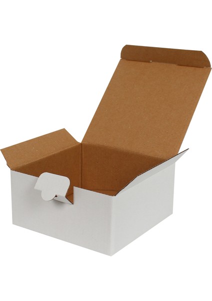 Beyaz E-Ticaret Kargo Kutusu 13,5x13,5x6,5 cm 25'li