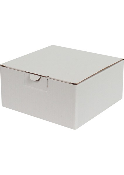 Beyaz E-Ticaret Kargo Kutusu 13,5x13,5x6,5 cm 25'li modelleri
