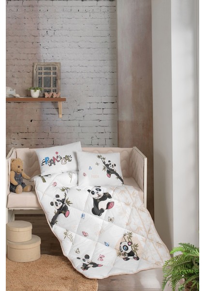Bebek Bebek Uyku Seti Panda Bej