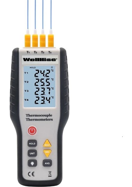 HT-9815 4 Girişli Dijital Termometre 4 Girişli Termometre