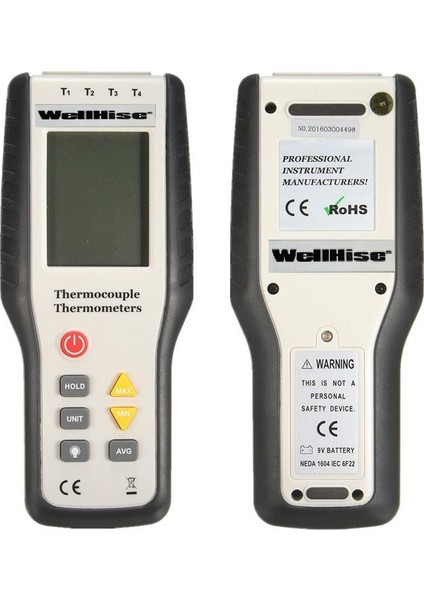 HT-9815 4 Girişli Dijital Termometre 4 Girişli Termometre