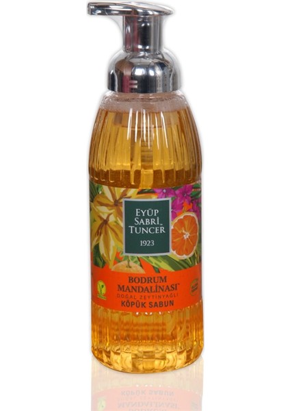 Doğal Köpük Sabun Zeytinyağlı Bodrum Mandalinası 500 ml
