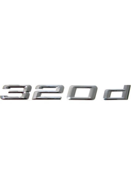 Bmw Depo Bmw 320D 3D Logo Yazı