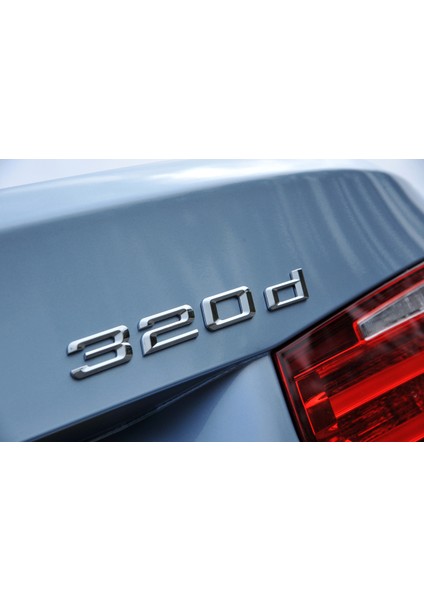 Bmw Depo Bmw 320D 3D Logo Yazı