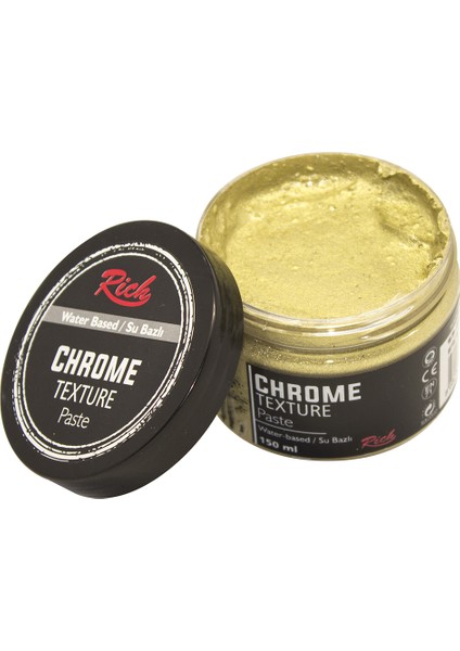 9202 Chrome Texture Pasta 150 cc Beyaz Altın