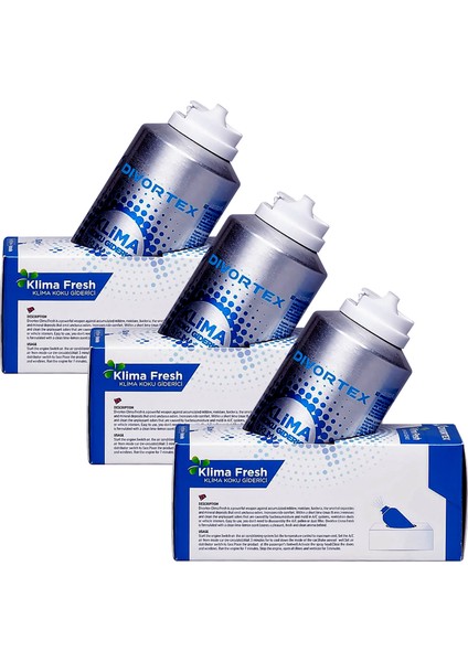Limon Kokulu Klima Fresh - Temizleyici Klima150 ml 3 Adet