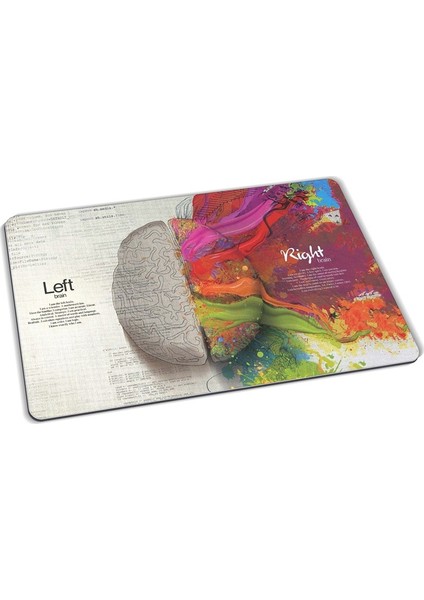 Right And Left Side Of Brain Mouse Pad