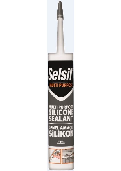 Genel Amaçlı Silikon Siyah 280 ml