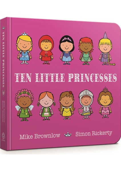 Ten Little Princesses Board Book