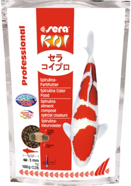 Koi Profesyonel Spirulinali Renk Yemi 1 kg