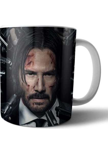 John Wick - Keanu Reeves Kupa Bardak Model 1