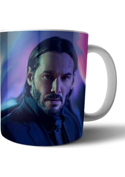 John Wick - Keanu Reeves Kupa Bardak Model 2