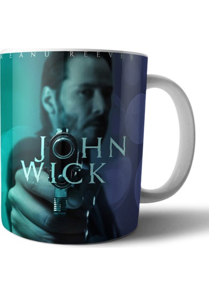 John Wick - Keanu Reeves Kupa Bardak Model 3