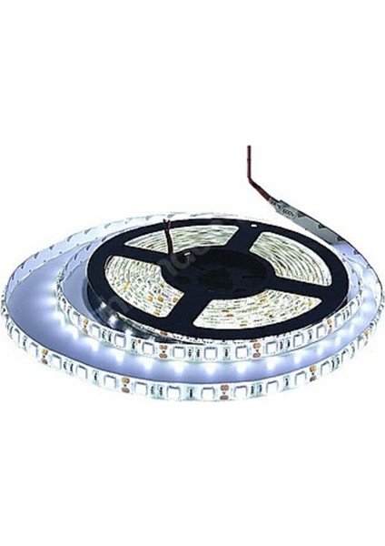 3 Çipli Dışı Silikon Kaplı 5 M Şerit LED Beyaz