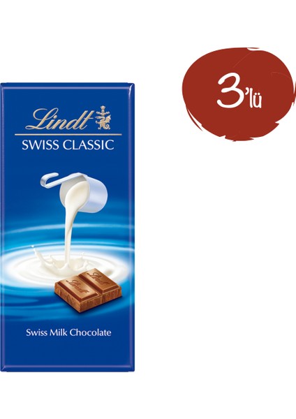 Sütlü Çıkolata100gr - 3 Paket