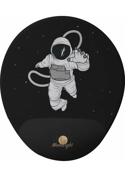 Astronot Bilek Destekli Tasarım Mouse Pad