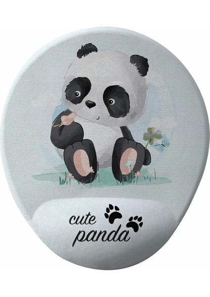 Panda Bilek Destekli Tasarım Mouse Pad